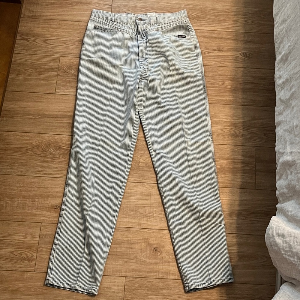 Vintage Rockies railroad stripe bareback jeans